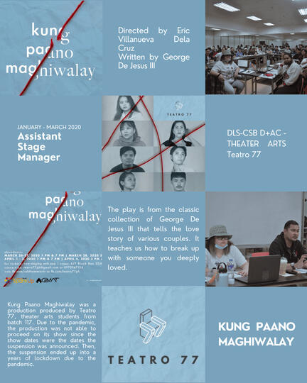 KUNG PAANO MAGHIWALAY — ASSISTANT STAGE MANAGER