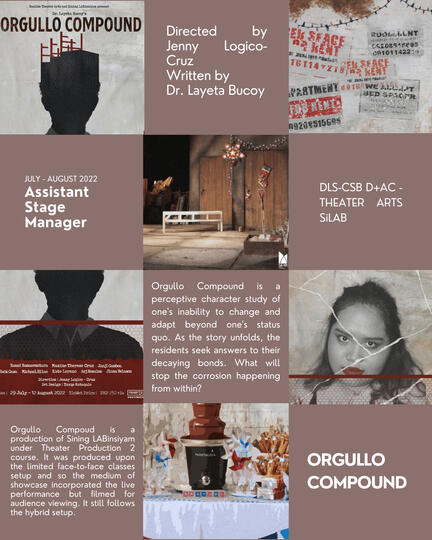 ORGULLO COMPOUND — ASSISTANT STAGE MANAGER