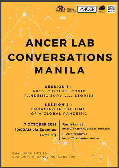 ANCER LAB CONVERSATIONS MANILA — MODERATOR / HOST